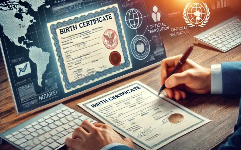 Comment Faire la Traduction d’un Acte de Naissance ?