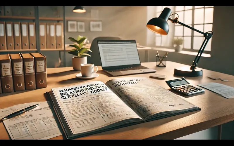 Wanneer is een Vertaling van het Belastingregistratiecertificaat Nodig?