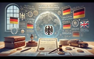 Alles, was Sie über die Heiratsurkunde für Ausländer und ihre Übersetzung wissen müssen