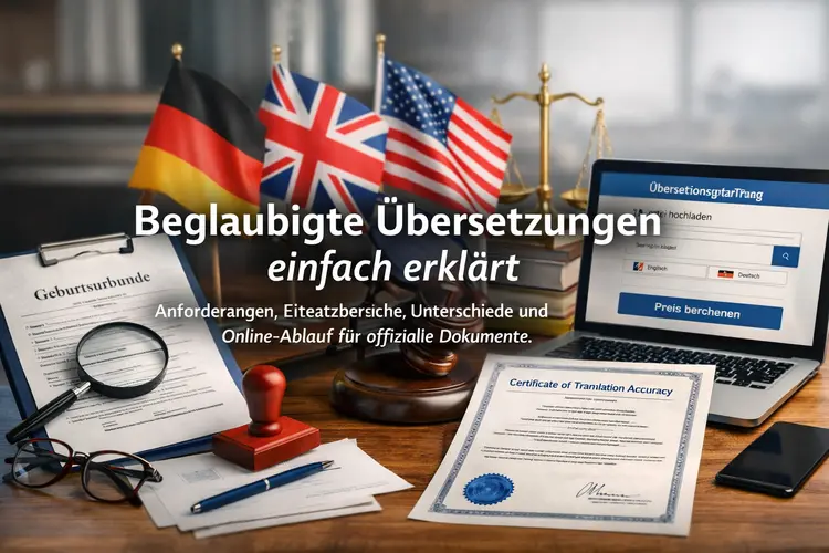 beglaubigte Übersetzung