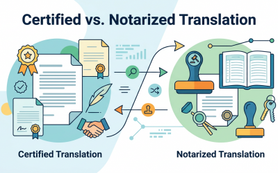 Certified vs. Notarized Translation: Understanding the Difference