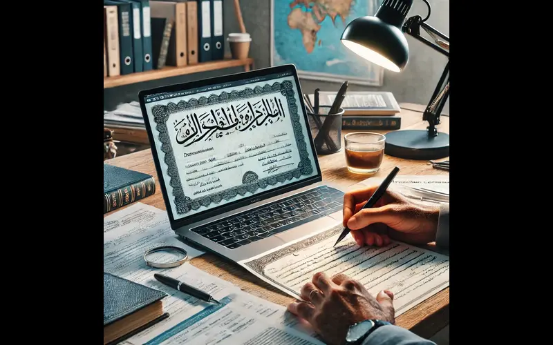 ترجمة شهادة الزواج